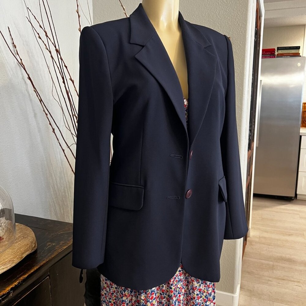 TABLEAU: dame de france Deep V Neck Long Sleeve 2 Button CUSTOM 80's JACKET